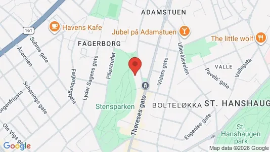 Apartments for rent i Oslo St. Hanshaugen - kort over placeringen
