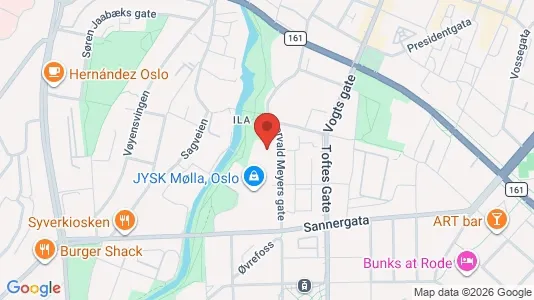 Apartments for rent i Oslo Sagene - kort over placeringen
