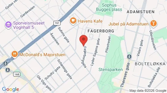 Apartments for rent i Oslo St. Hanshaugen - kort over placeringen