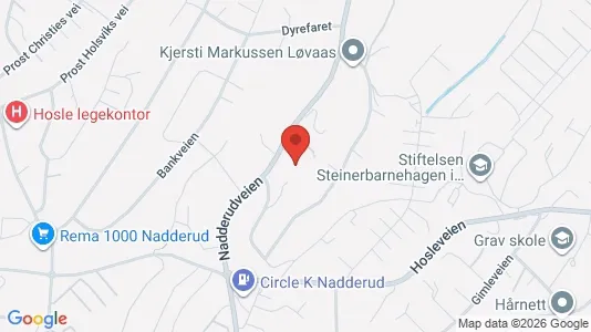 Rooms for rent i Bærum - kort over placeringen