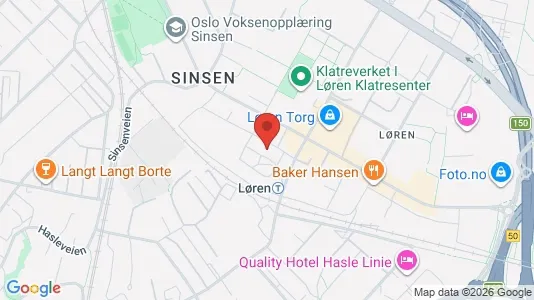 Apartments for rent i Oslo Grünerløkka - kort over placeringen