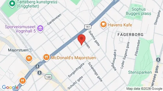 Apartments for rent i Oslo Frogner - kort over placeringen
