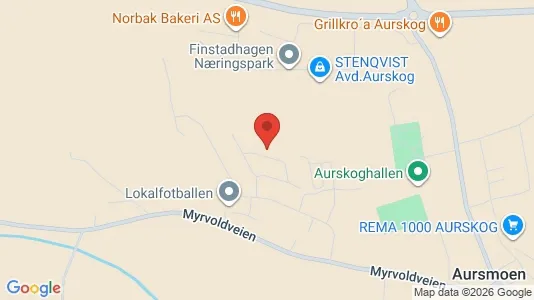 Apartments for rent i Aurskog-Høland - kort over placeringen