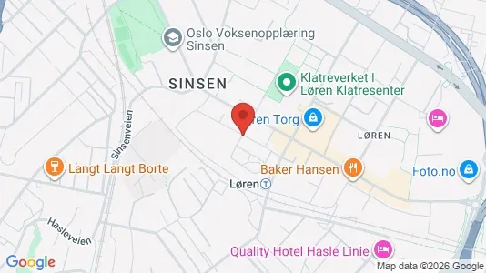 Apartments for rent i Oslo Grünerløkka - kort over placeringen