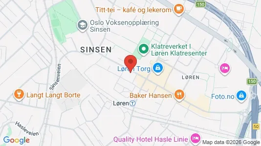 Apartments for rent i Oslo Grünerløkka - kort over placeringen