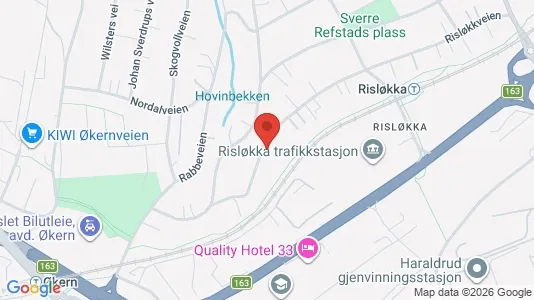 Rooms for rent i Oslo Bjerke - kort over placeringen