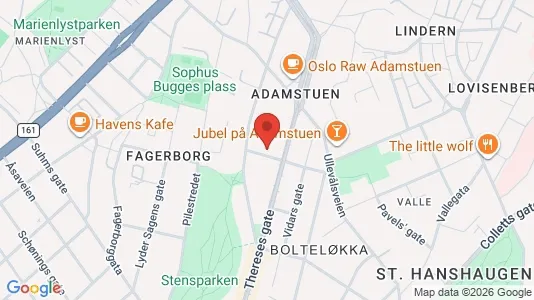 Rooms for rent i Oslo St. Hanshaugen - kort over placeringen