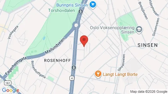 Apartments for rent i Oslo Grünerløkka - kort over placeringen