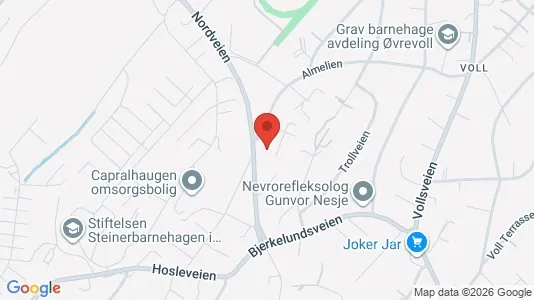 Rooms for rent i Bærum - kort over placeringen