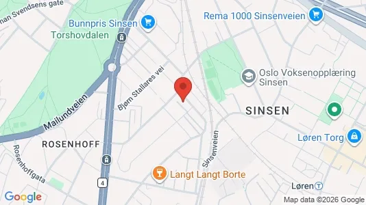Apartments for rent i Oslo Grünerløkka - kort over placeringen