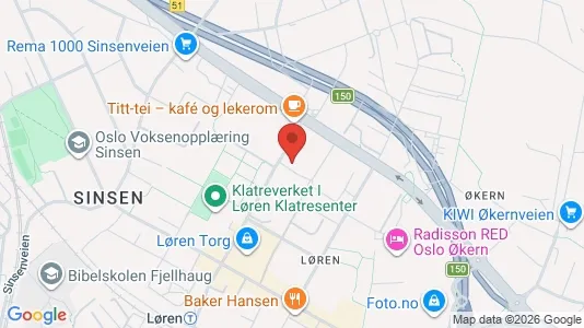 Apartments for rent i Oslo Grünerløkka - kort over placeringen