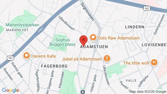 Apartments for rent i Oslo St. Hanshaugen - kort over placeringen