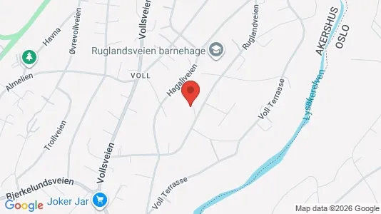 Rooms for rent i Bærum - kort over placeringen