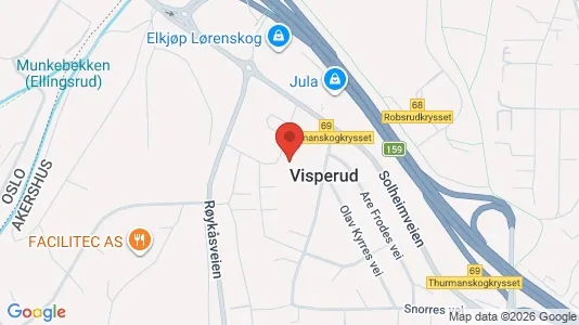 Apartments for rent i Lørenskog - kort over placeringen