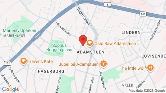Apartments for rent i Oslo St. Hanshaugen - kort over placeringen