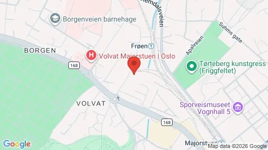 Apartments for rent i Oslo Frogner - kort over placeringen