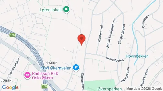 Apartments for rent i Oslo Bjerke - kort over placeringen