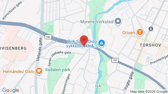 Apartments for rent i Oslo Sagene - kort over placeringen