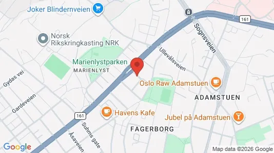 Rooms for rent i Oslo St. Hanshaugen - kort over placeringen