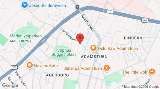 Apartments for rent i Oslo St. Hanshaugen - kort over placeringen