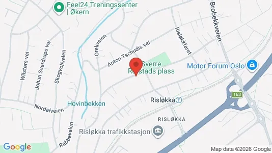Rooms for rent i Oslo Bjerke - kort over placeringen