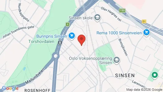 Apartments for rent i Oslo Grünerløkka - kort over placeringen