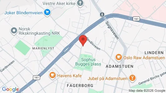 Apartments for rent i Oslo St. Hanshaugen - kort over placeringen