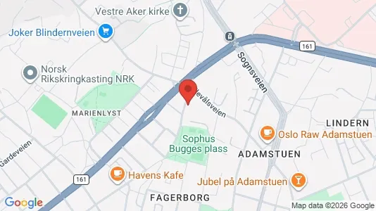 Apartments for rent i Oslo St. Hanshaugen - kort over placeringen