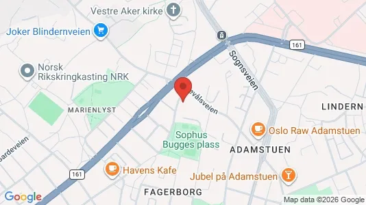 Apartments for rent i Oslo St. Hanshaugen - kort over placeringen