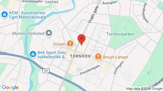 Rooms for rent i Oslo Sagene - kort over placeringen