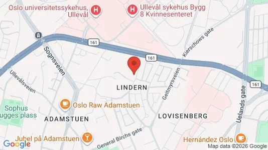 Apartments for rent i Oslo St. Hanshaugen - kort over placeringen