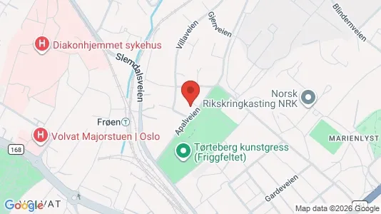 Apartments for rent i Oslo Vestre Aker - kort over placeringen