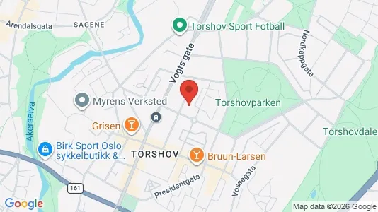Apartments for rent i Oslo Sagene - kort over placeringen