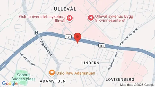 Apartments for rent i Oslo St. Hanshaugen - kort over placeringen