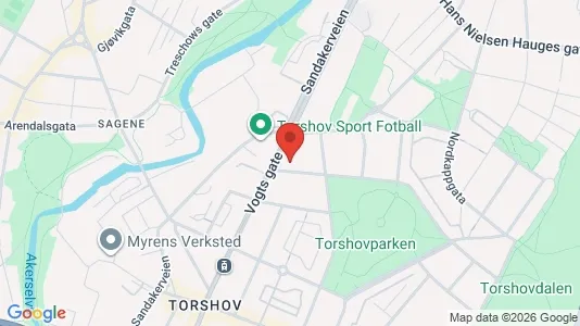 Apartments for rent i Oslo Sagene - kort over placeringen