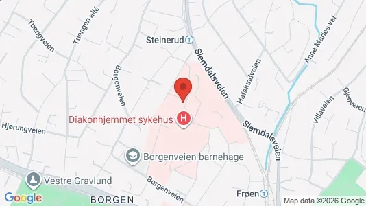 Rooms for rent i Oslo Vestre Aker - kort over placeringen