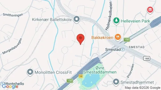 Apartments for rent i Oslo Ullern - kort over placeringen