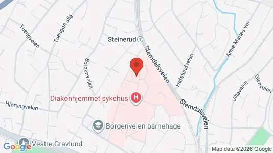 Apartments for rent i Oslo Vestre Aker - kort over placeringen