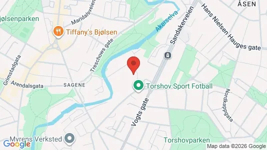 Apartments for rent i Oslo Sagene - kort over placeringen