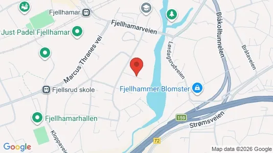 Rooms for rent i Lørenskog - kort over placeringen