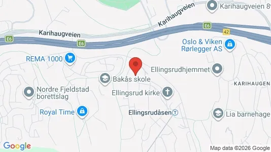 Apartments for rent i Oslo Alna - kort over placeringen