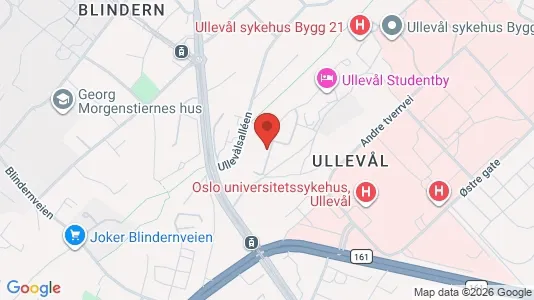 Apartments for rent i Oslo St. Hanshaugen - kort over placeringen