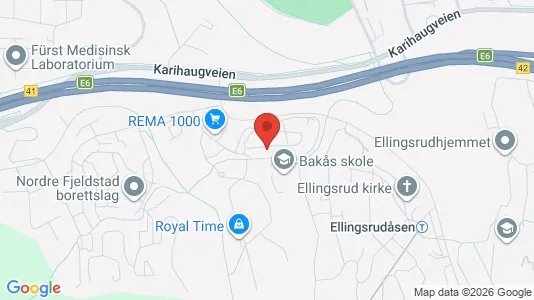 Apartments for rent i Oslo Alna - kort over placeringen