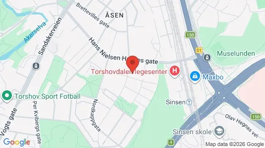 Apartments for rent i Oslo Sagene - kort over placeringen