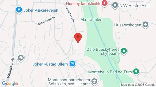 Apartments for rent i Oslo Vestre Aker - kort over placeringen