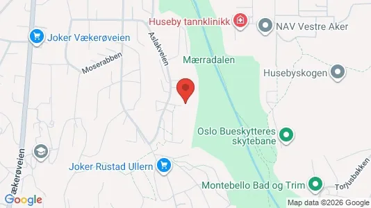 Apartments for rent i Oslo Vestre Aker - kort over placeringen