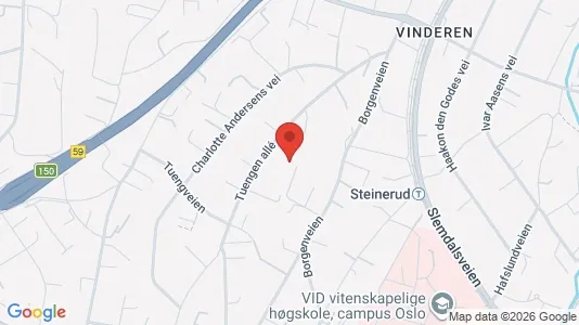 Apartments for rent i Oslo Vestre Aker - kort over placeringen