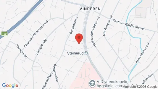Rooms for rent i Oslo Vestre Aker - kort over placeringen
