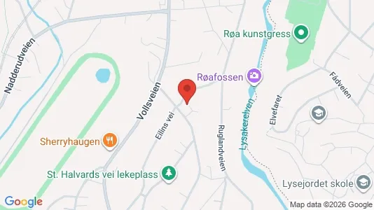 Rooms for rent i Bærum - kort over placeringen