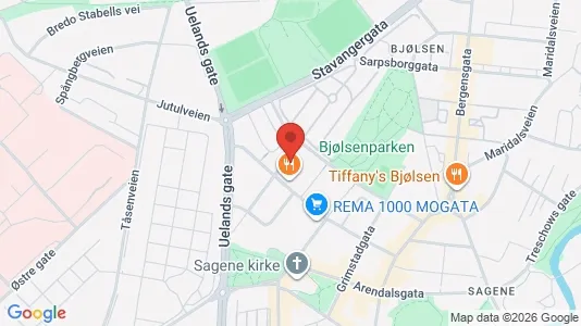 Apartments for rent i Oslo Sagene - kort over placeringen